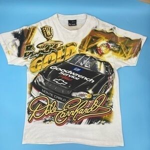 Vintage 2000 NASCAR Dale Earnhardt All Over Print T-Shirt